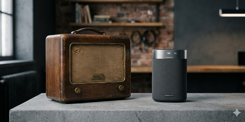 Antique Speakers Vs Modern