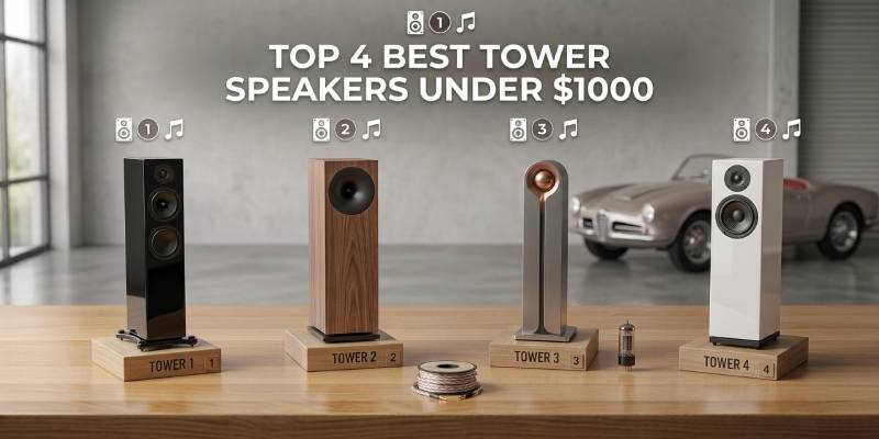 Best Tower Speakers Under $1000